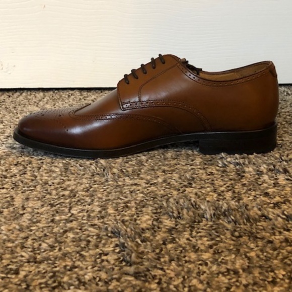 BRAND NEW Suit Supply Cognac Leather Derby Brogues main image 5